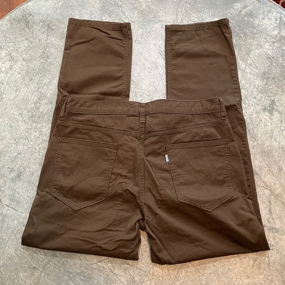 Vintage Style Levi's Brown Pants White Tab Logo Mens 36 x 32 Levi Strauss & Co. - Picture 1 of 12